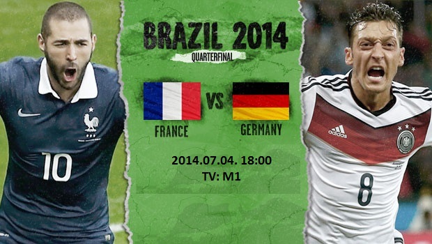 Franciaország - Németország vb negyeddöntő